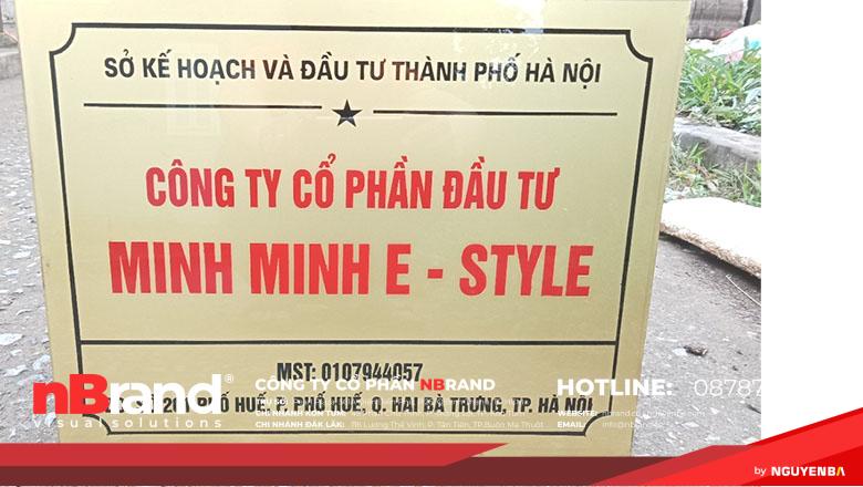 Bảng hiệu công ty alu xước đẹp 8