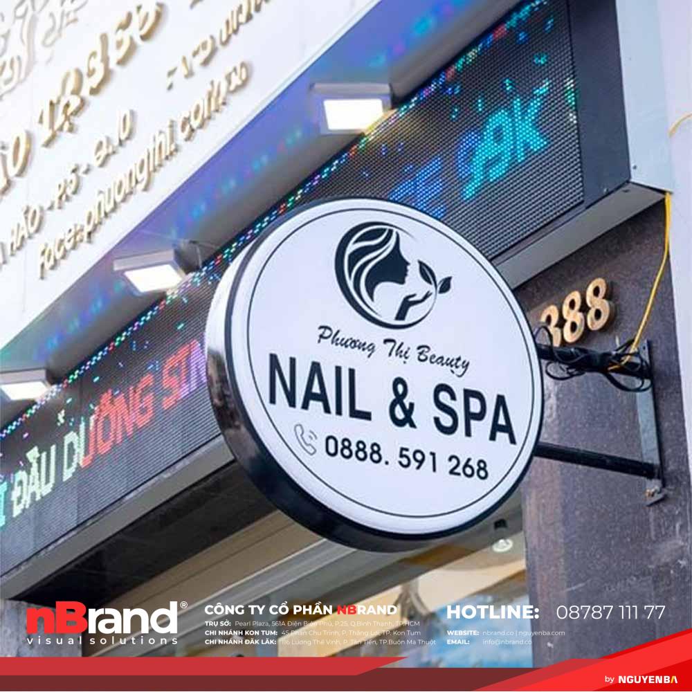 Mẫu Biển Vẫy Spa Đẹp