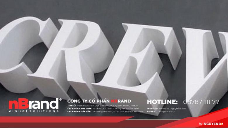 Chữ Nổi Fomex - Chữ Nổi Chân Fomex - Gia Công Lấy Ngay tại Kon Tum 11 Chữ fomex đẹp 1