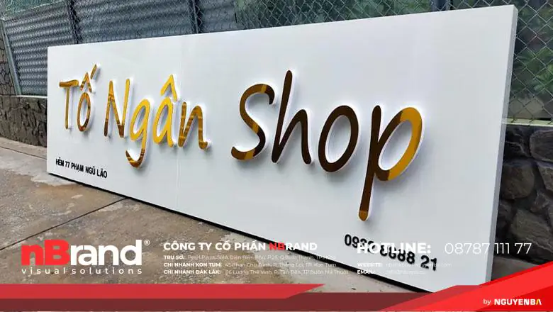 Chữ iNOX Hắt Sáng Chân tại Kon Tum 17 Chữ INOX sáng chân đẹp 1