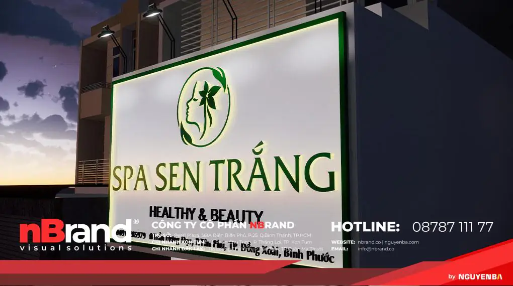 Bảng Hiệu Hộp Đèn Spa tại Kon Tum 15 hộp đèn spa 1