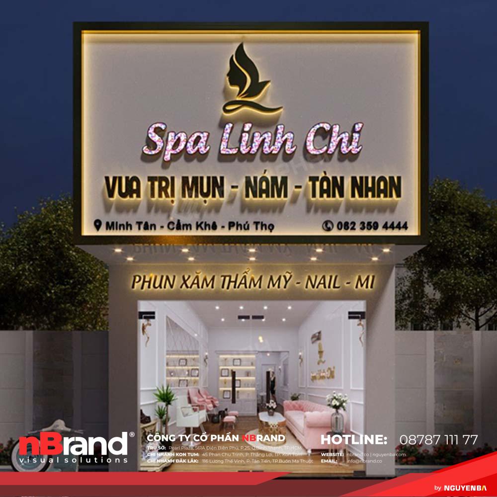 Bảng Hiệu Hộp Đèn Spa