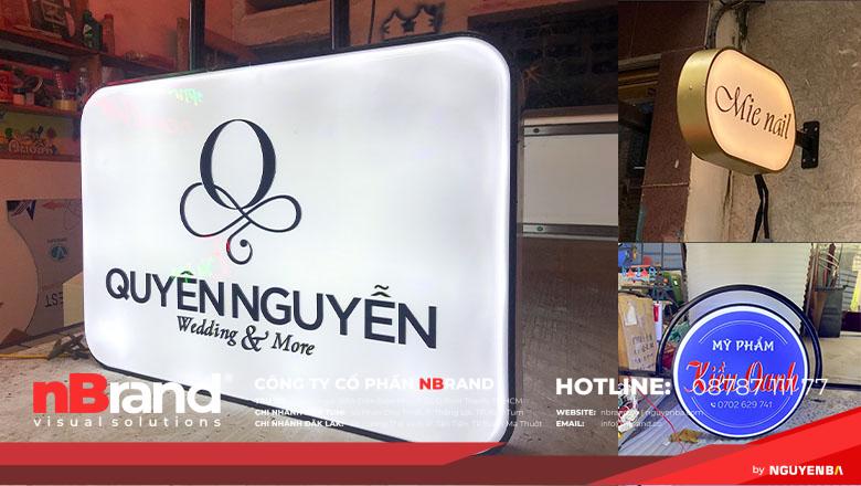 Mẫu Bảng Hiệu Hộp Đèn Quảng Cáo Đẹp Giá Rẻ - Làm Giao Ngay 2H tại Kon Tum 14 lam-bang-hieu-hop-den-1