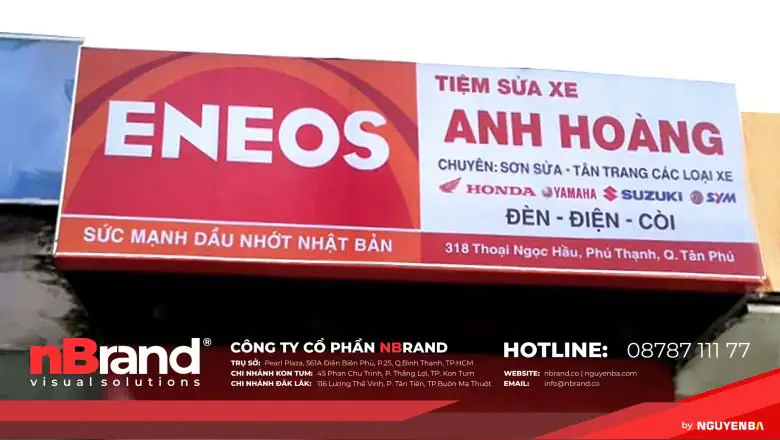 Mẫu Bảng Hiệu Sửa Chữa Xe Máy Đẹp Cuốn Hút Giá Rẻ tại Kon Tum 10 biển quảng cáo mẫu bảng hiệu sửa xe máy