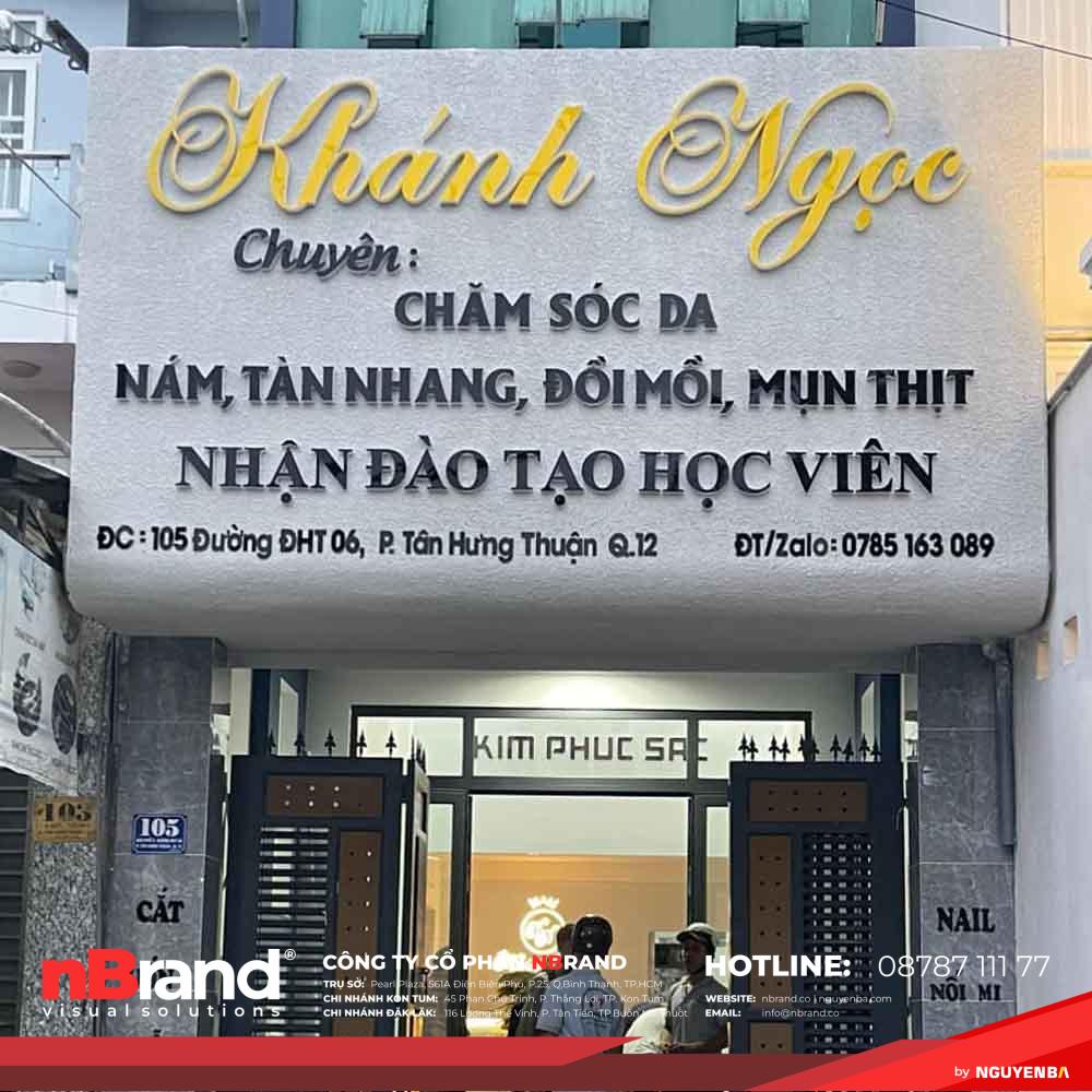 Mẫu Bảng Hiệu Spa Đẹp Giá Rẻ