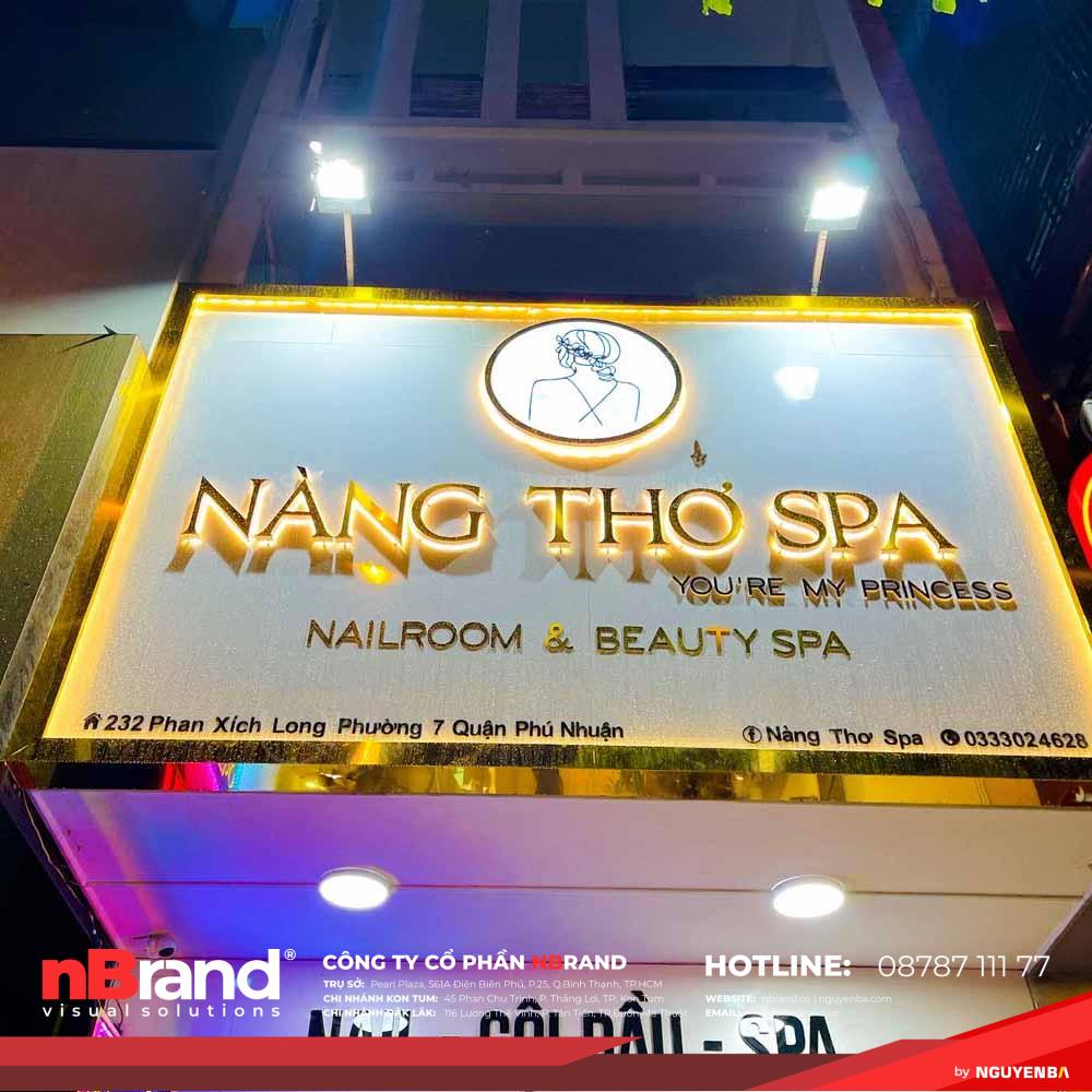 Mẫu Bảng Hiệu Spa Đẹp Giá Rẻ