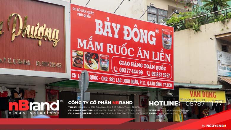 Biển Quảng Cáo in Bạt Đứng 10