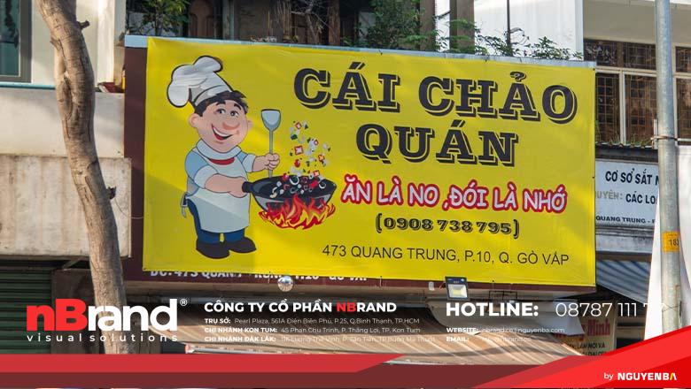 Biển Quảng Cáo in Bạt Đứng 8