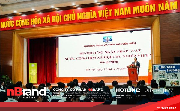 Bảng hiệu Nước Cộng Hòa Xã Hội Chủ Nghĩa Việt Nam trang trí hội trường chuyên nghiệp pb