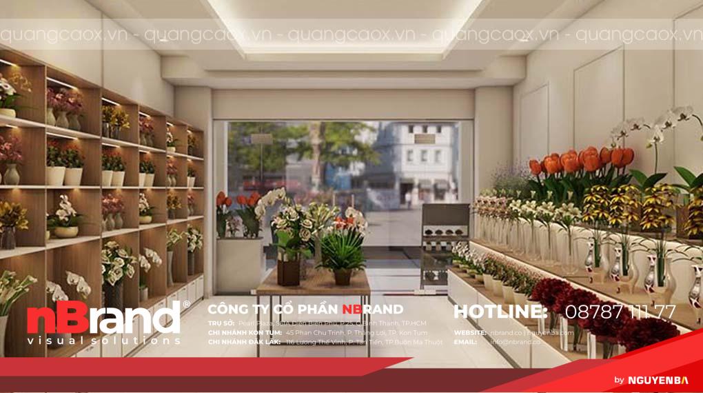 Thiết kế thi công shop hoa tươi 13