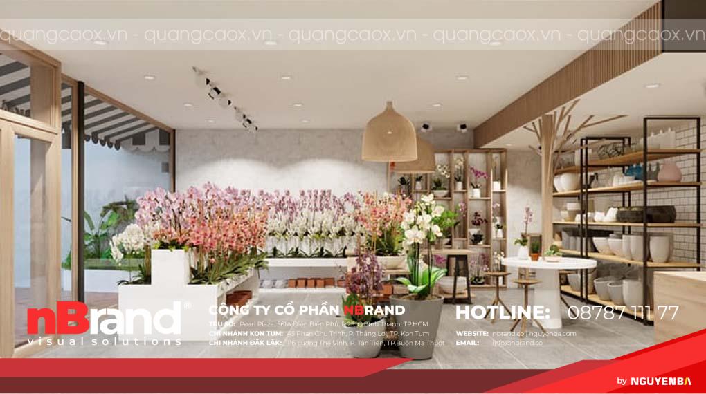 Thiết kế thi công shop hoa tươi 14