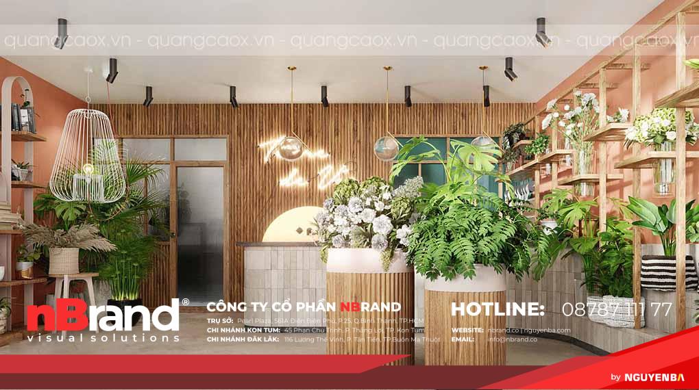 Thiết kế thi công shop hoa tươi 2