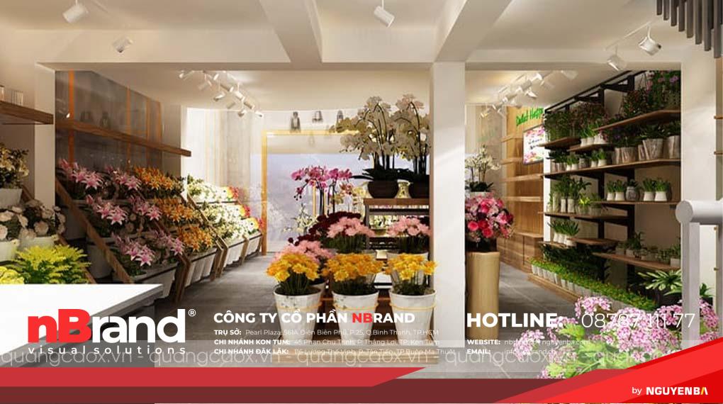 Thiết kế thi công shop hoa tươi 22