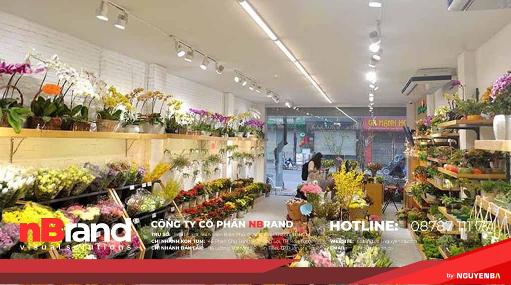 Thiết kế thi công shop hoa tươi 23