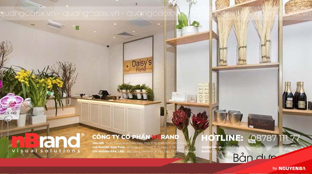 Thiết kế thi công shop hoa tươi 4