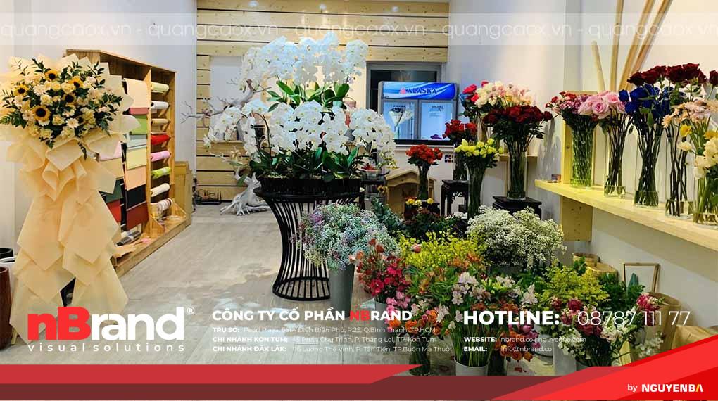 Thiết kế thi công shop hoa tươi 7