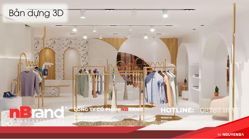 Thiết Kế Thi Công Shop Thời Trang tại Kon Tum 15 Thiết kế thi công shop thời trang 1