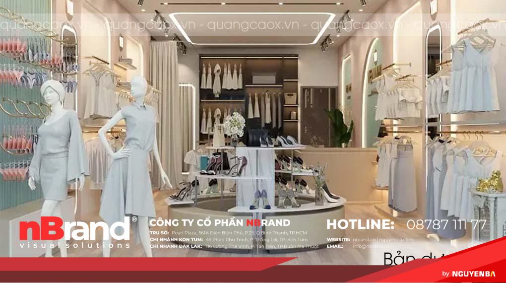 Thiết kế thi công shop thời trang 13