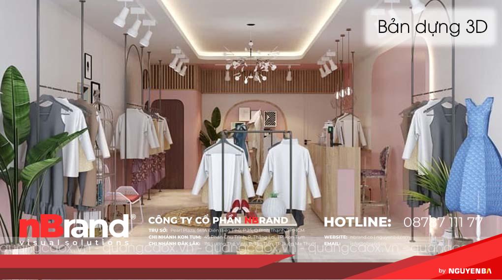 Thiết kế thi công shop thời trang 5