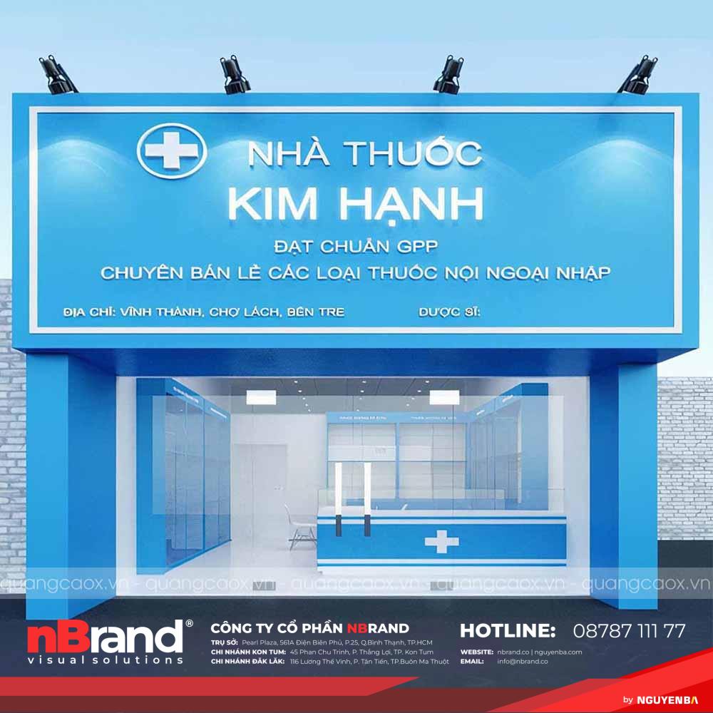 Thiết Kế Thi Công Nhà thuốc