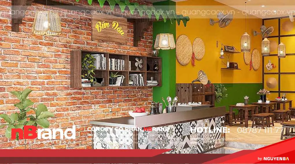 Thiết kế thi công quán ăn 10
