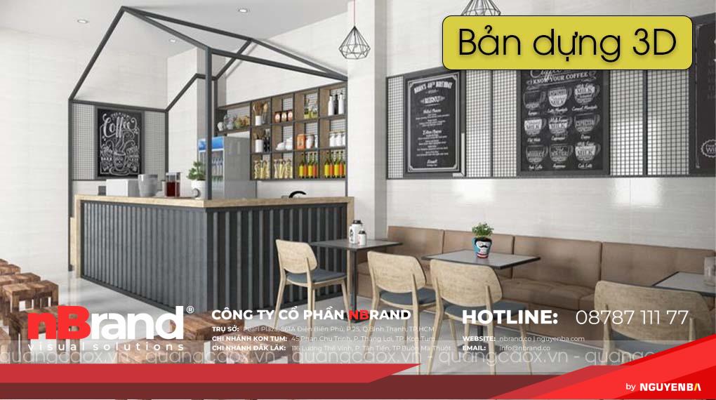 thiết kế thi công quán cafe 1