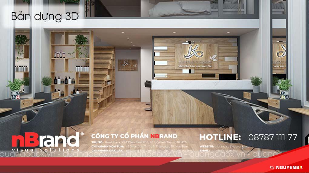 Thiết Kế Tiệm Tóc Đẹp - Bình Dân tại Kon Tum 17 Thiết kế thi công tiệm tóc đẹp 1