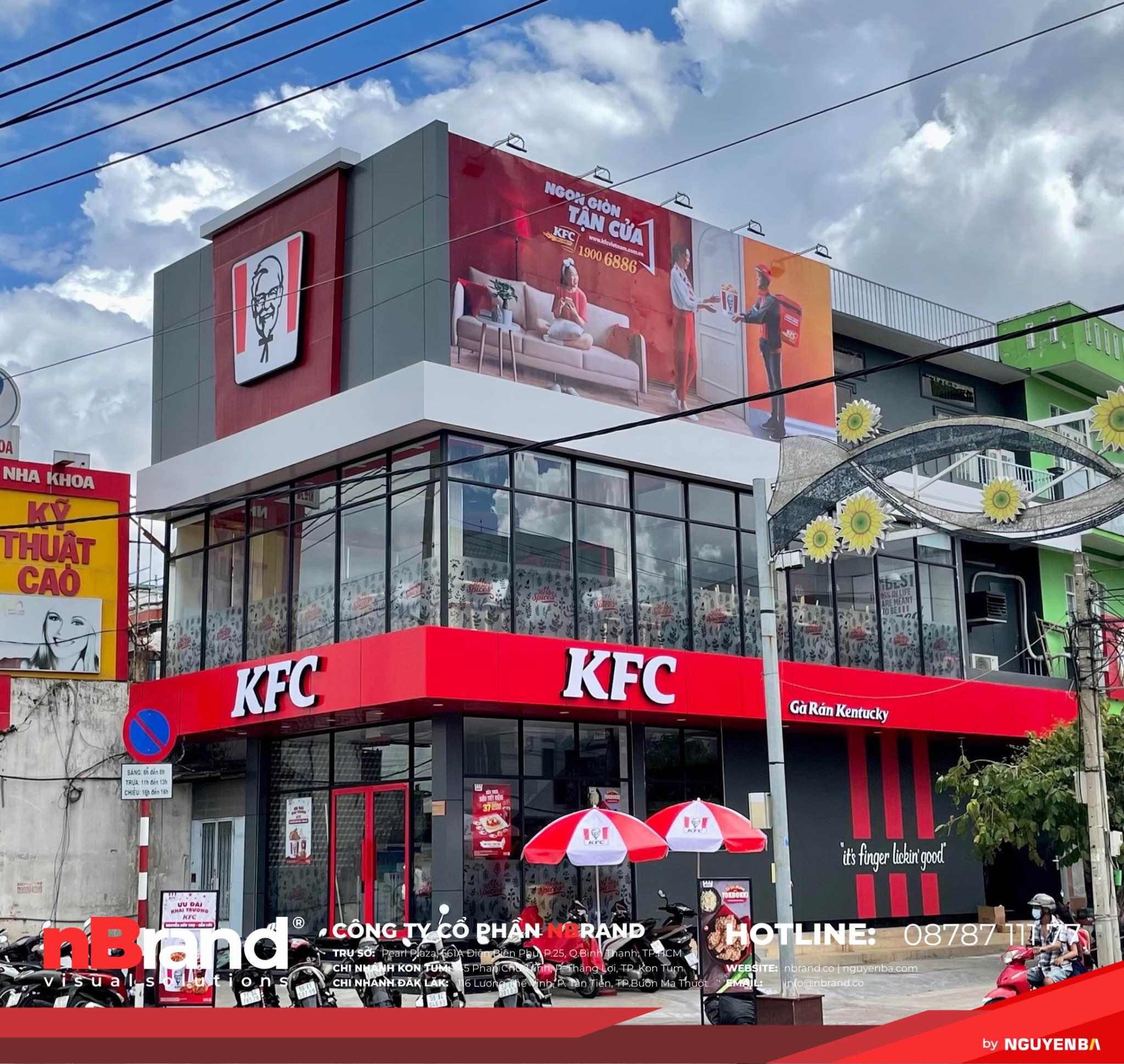 Hướng dẫn thiết kế bảng hiệu cho nhà hàng thu hút thực khách KFC tai viet nam