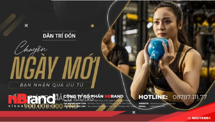 Thiết kế truyền thông cho hệ thống phòng gym tại Kon Tum bai viet quang cao phong gym can gi