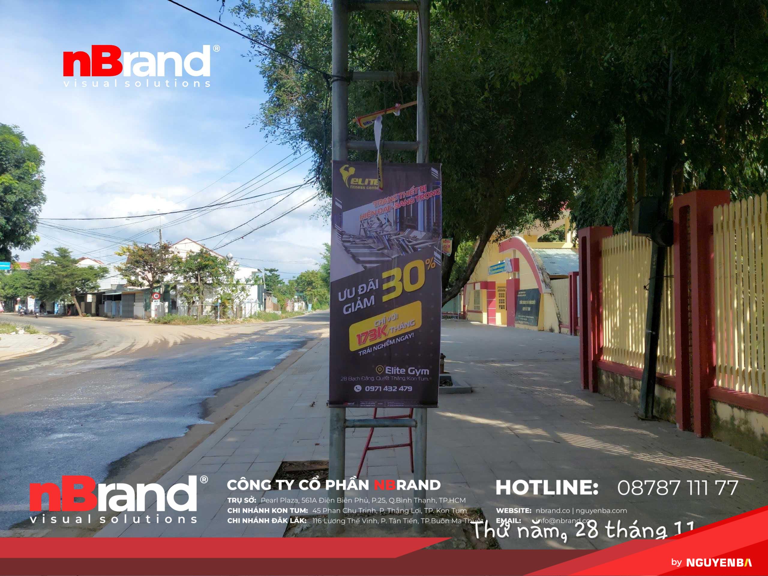 Thước lỗ ban bảng hiệu quảng cáo 19 In phướn giá rẻ tại Kon Tum