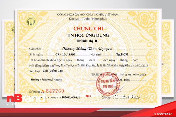 4 Chứng chỉ - Certificate 4