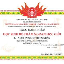 Giấy khen đẹp 16 Giấy khen đẹp mau giay khen truong mam non dep