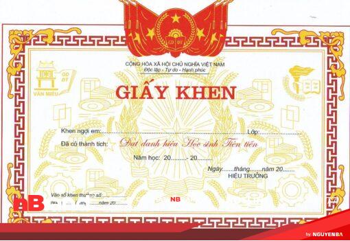 Giấy khen đẹp u1