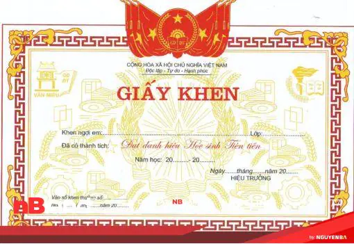 Bằng khen u1
